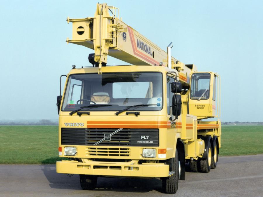  Volvo FL7 Grove NS 1200 Crane 1985 года  (UK) (фото 1 из 2)